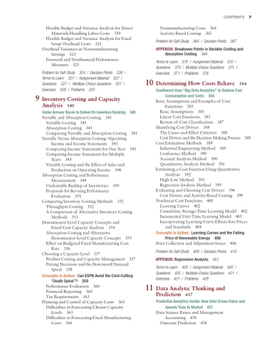 Horngren's Cost Accounting A Managerial Emphasis 17th Edition