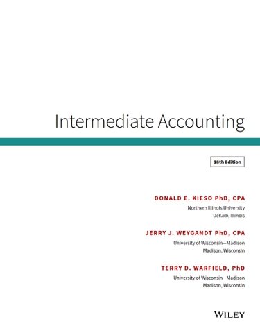 Intermediate Accounting 18th Edition