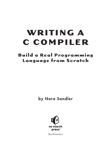 Writing a C Compiler