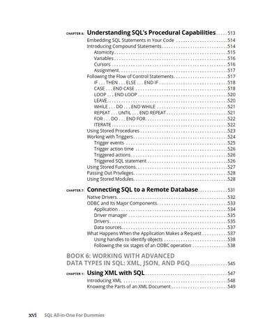 SQL All-in-One For Dummies 4th Edition
