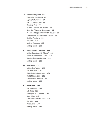 Language of SQL 3rd Edition