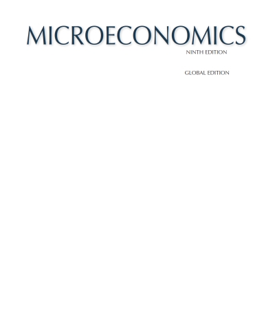 Microeconomics 9th Edition