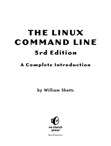 The Linux Command Line A Complete Introduction 3rd Edition