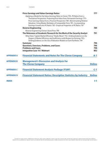 Financial Reporting, Financial Statement Analysis and Valuation 10th Edition