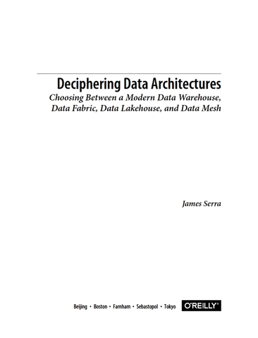 Deciphering Data Architectures