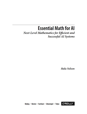 Essential Math for AI