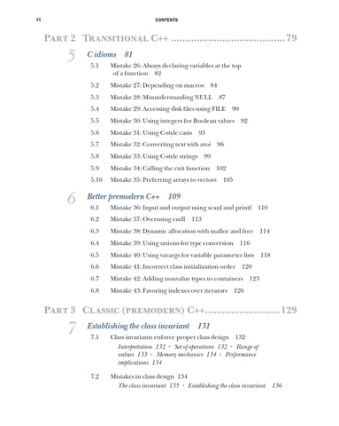 100 C++ Mistakes and How to Avoid Them