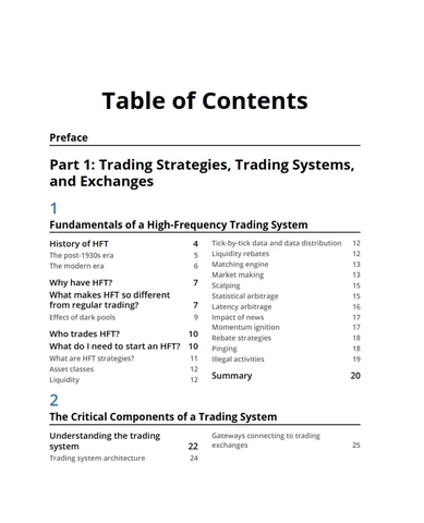 Developing High-Frequency Trading Systems