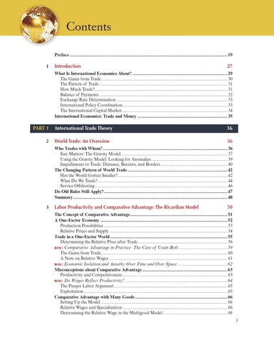 International Economics Theory and Policy 12th Edition