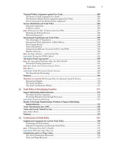 International Economics Theory and Policy 12th Edition