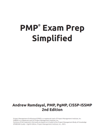 PMP Exam Prep Simplified (Updated for the 2026 PMP Exam)