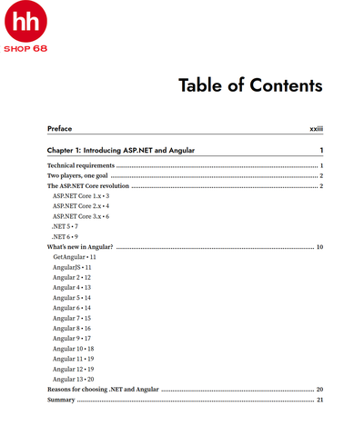ASP.NET Core 6 and Angular: Full-stack web development with ASP.NET 6 and Angular 13, 5th Edition