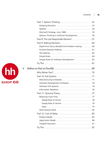 Lean Software Development: An Agile Toolkit