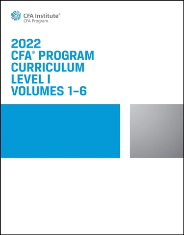 CFA 2022 Level 1 Curriculum Volume 1-6