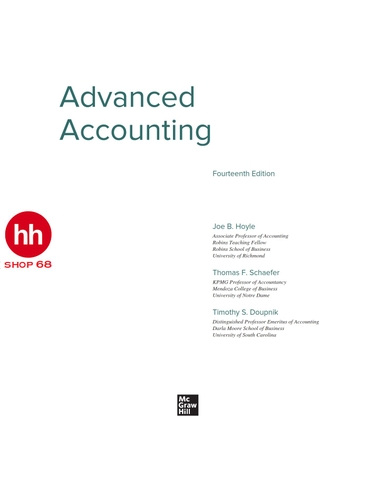 Advanced Accounting