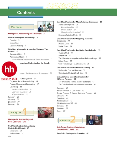 Managerial Accounting 17th Edition