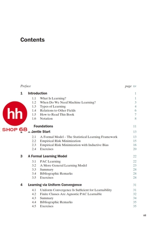 Understanding Machine Learning: From Theory to Algorithms - HHShop68