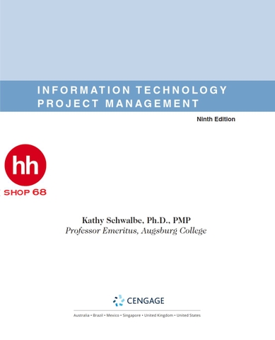 Information Technology Project Management 9th Edition