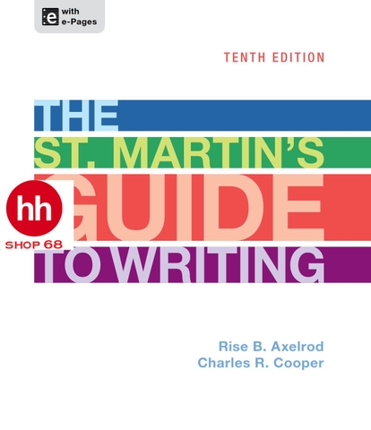 The St. Martin's Guide to Writing 10th
