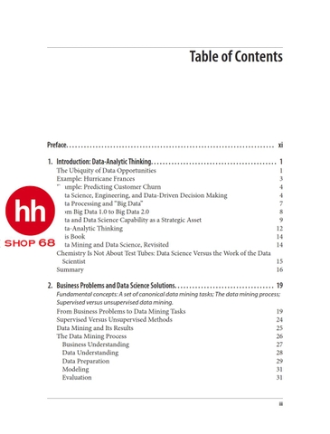 Data Science for Business: What You Need to Know about Data Mining and Data-Analytic Thinking