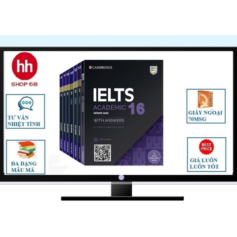 IELTS Cambridge trọn bộ 16 cuốn ( từ 1 đến 16) - Academic