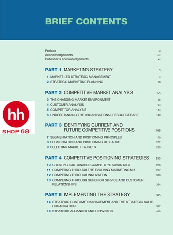 Marketing Strategy and Competitive Positioning, 7th Edition