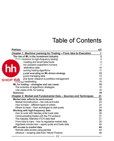 Machine Learning for Algorithmic Trading: Predictive models to extract signals from market and alternative data for systematic trading strategies with Python, 2nd Edition