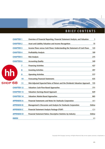 Financial Reporting, Financial Statement Analysis and Valuation 9th Edition