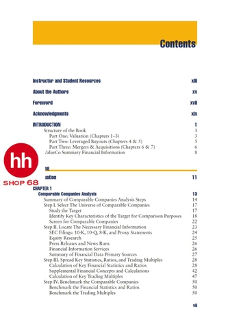 Investment Banking: Valuation, Leveraged Buyouts, and Mergers & Acquisitions: University Edition - HHShop68