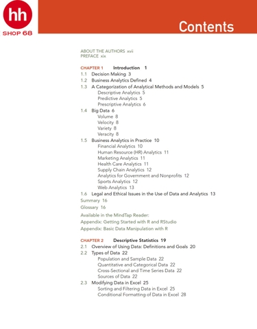 Business Analytics 4th Edition