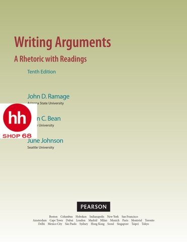 Writing Arguments: A Rhetoric with Readings 10th 2015