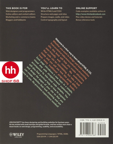 HTML and CSS: Design and Build Websites by Jon Duckett