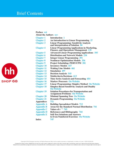 An Introduction to Management Science: Quantitative Approach - HHShop68