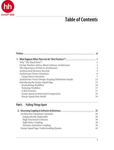 Software Architecture The Hard Parts: Modern Trade-Off Analyses for Distributed Architectures