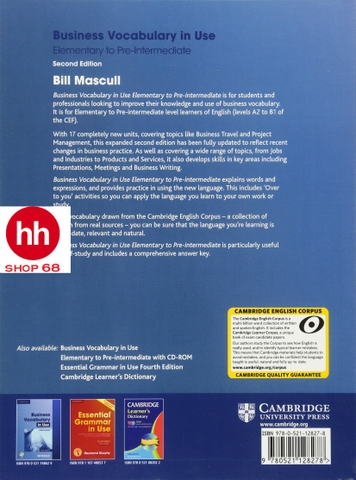 Business Vocabulary in Use: Elementary to Pre-Intermediate 2nd 2010