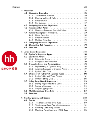 Data Structures and Algorithms in Python - HHShop68