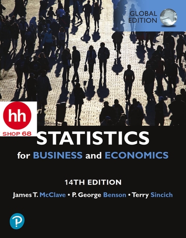 Statistics for Business & Economics 14th Edition