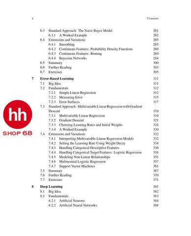 Fundamentals of Machine Learning for Predictive Data Analytics, second edition: Algorithms, Worked Examples, and Case Studies 2nd Edition - HHShop68