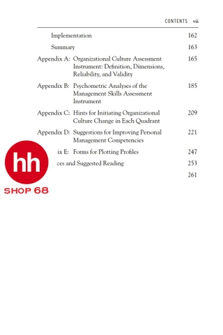 Diagnosing and Changing Organizational Culture - HHSHOP68