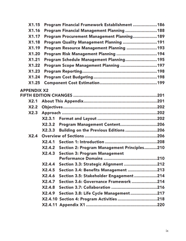 The Standard for Program Management 5th Edition