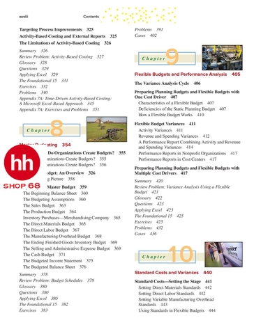 Managerial Accounting 17th Edition