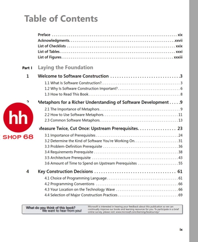 Code Complete: A Practical Handbook of Software Construction 2nd Edition 2004