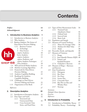 Business Analytics: The Science of Data - Driven Decision Making - HHShop68
