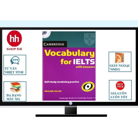 Combo 2 sách Vocabulary for IELTS và Grammar for IELTS (Tổng 3 sách)