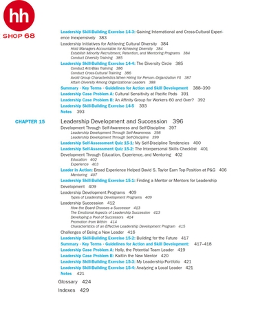Leadership: Research Findings, Practice, and Skills 9th Edition