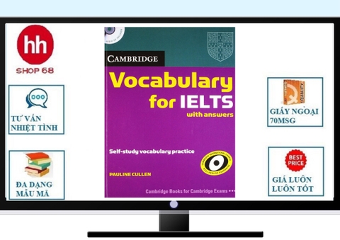 Combo 2 sách Vocabulary for IELTS và Grammar for IELTS (Tổng 3 sách)