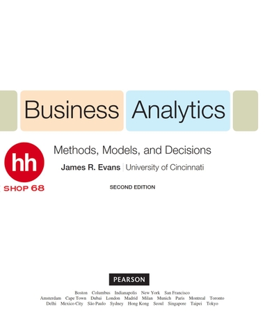 Business Analytics 2nd Edition
