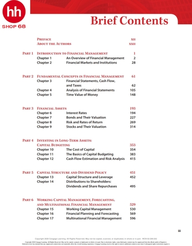 Fundamentals of Financial Management, Concise Edition 10th Edition
