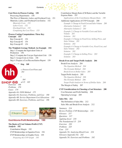 Managerial Accounting 17th Edition