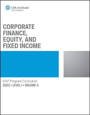 CFA 2022 Level 1 Curriculum Volume 1-6